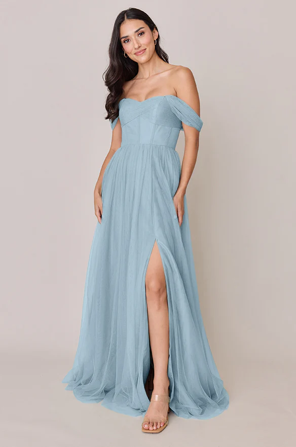 Tulle Mega Swatch | Ready To Ship | Light Blue - Image 2
