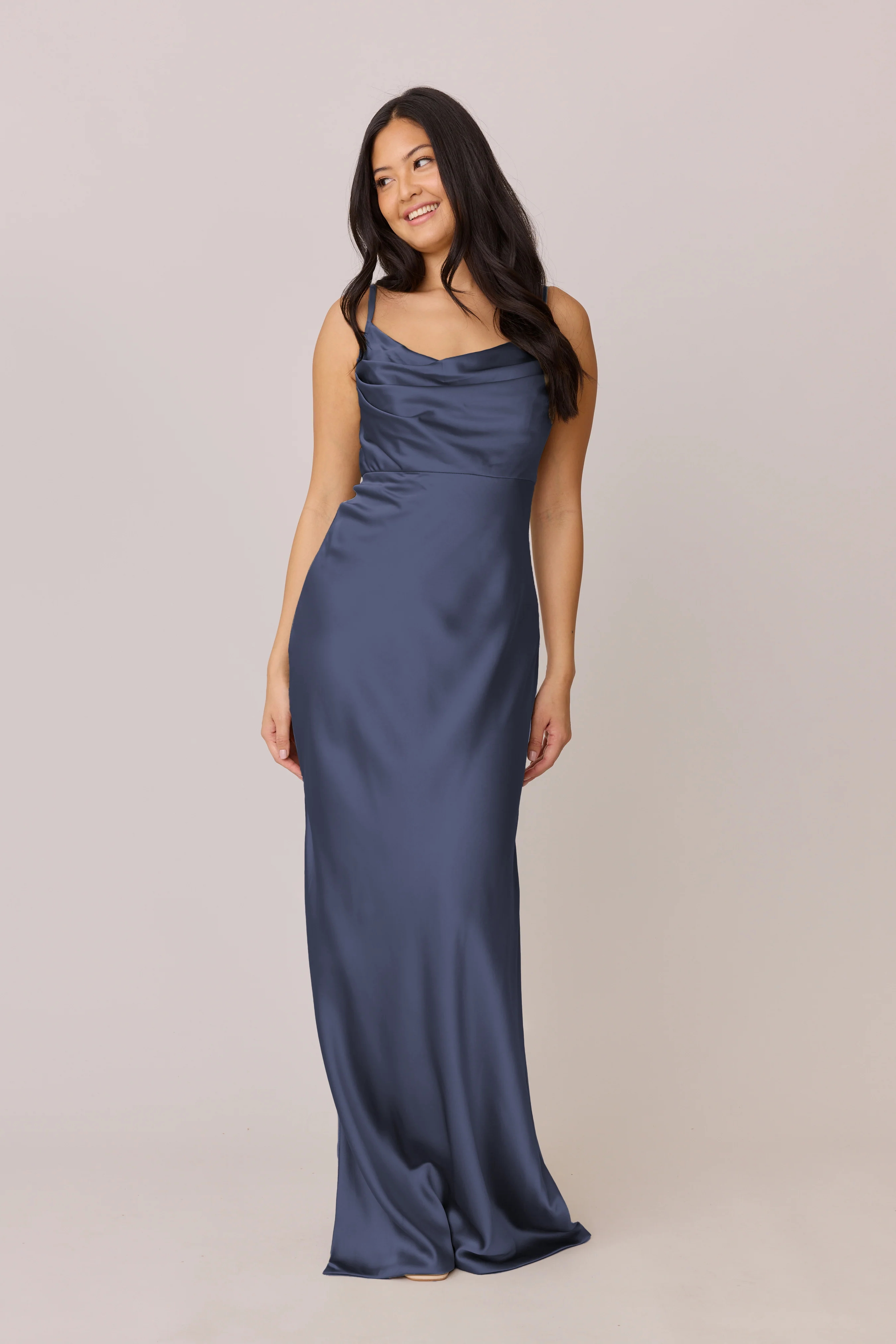 Satin Mega Swatch | Ready To Ship | Indie Blue - Image 2