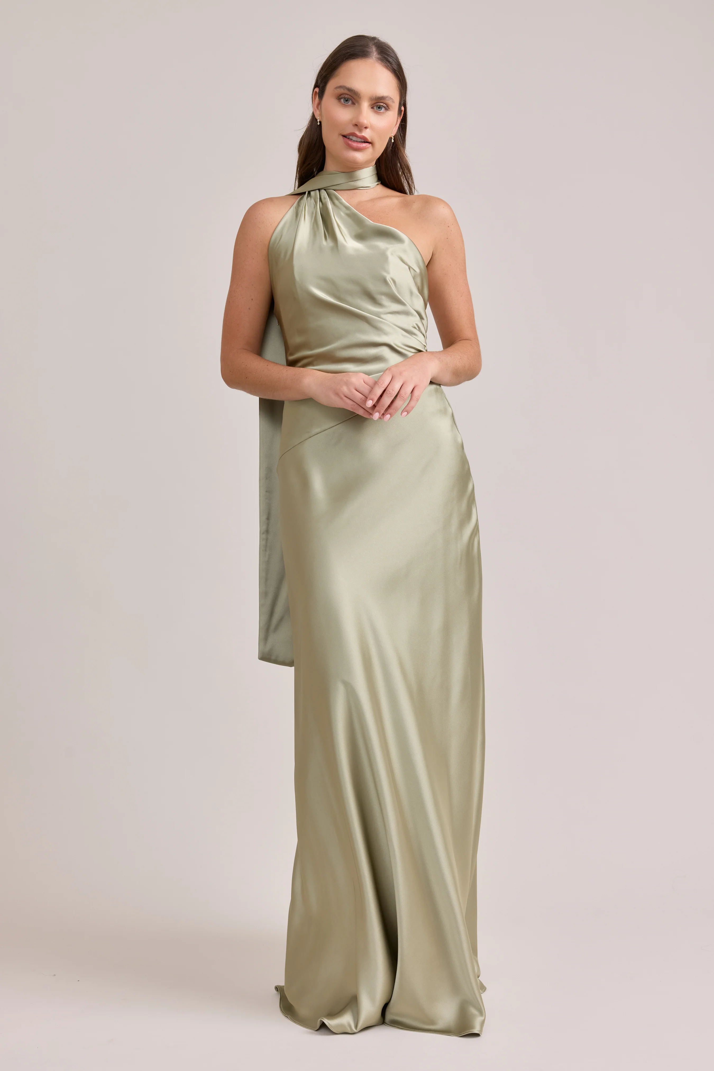 Satin Mega Swatch | Ready To Ship | Silver Sage - Image 2