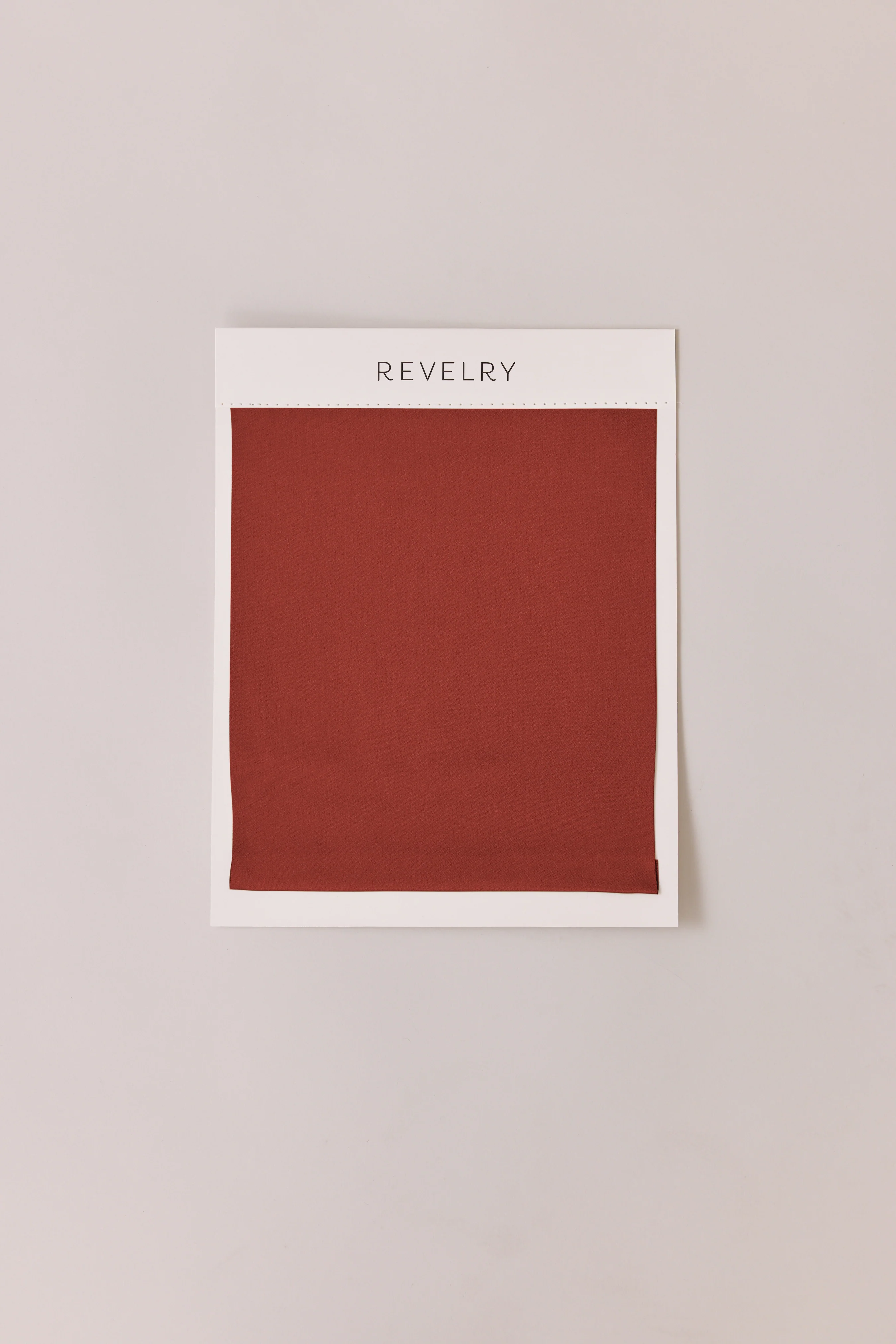 Satin Mega Swatch | Ready To Ship | Terracotta Rust