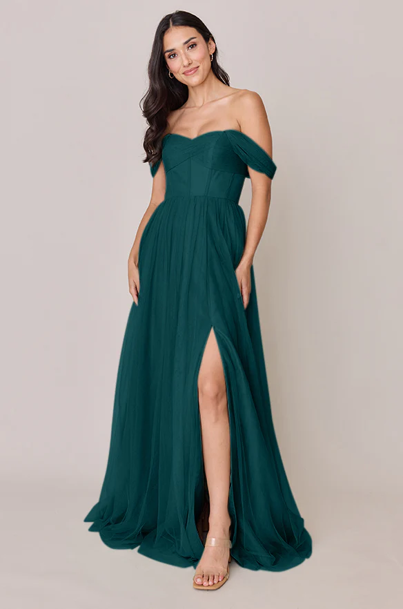 Tulle Mega Swatch | Ready To Ship | Classic Emerald - Image 2