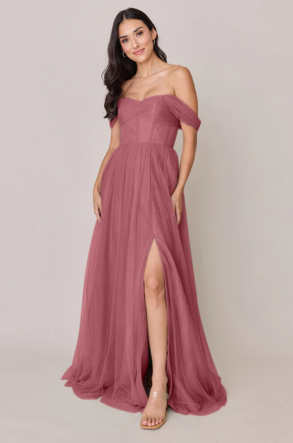 Tulle Mega Swatch | Ready To Ship | Rosewood - Image 2