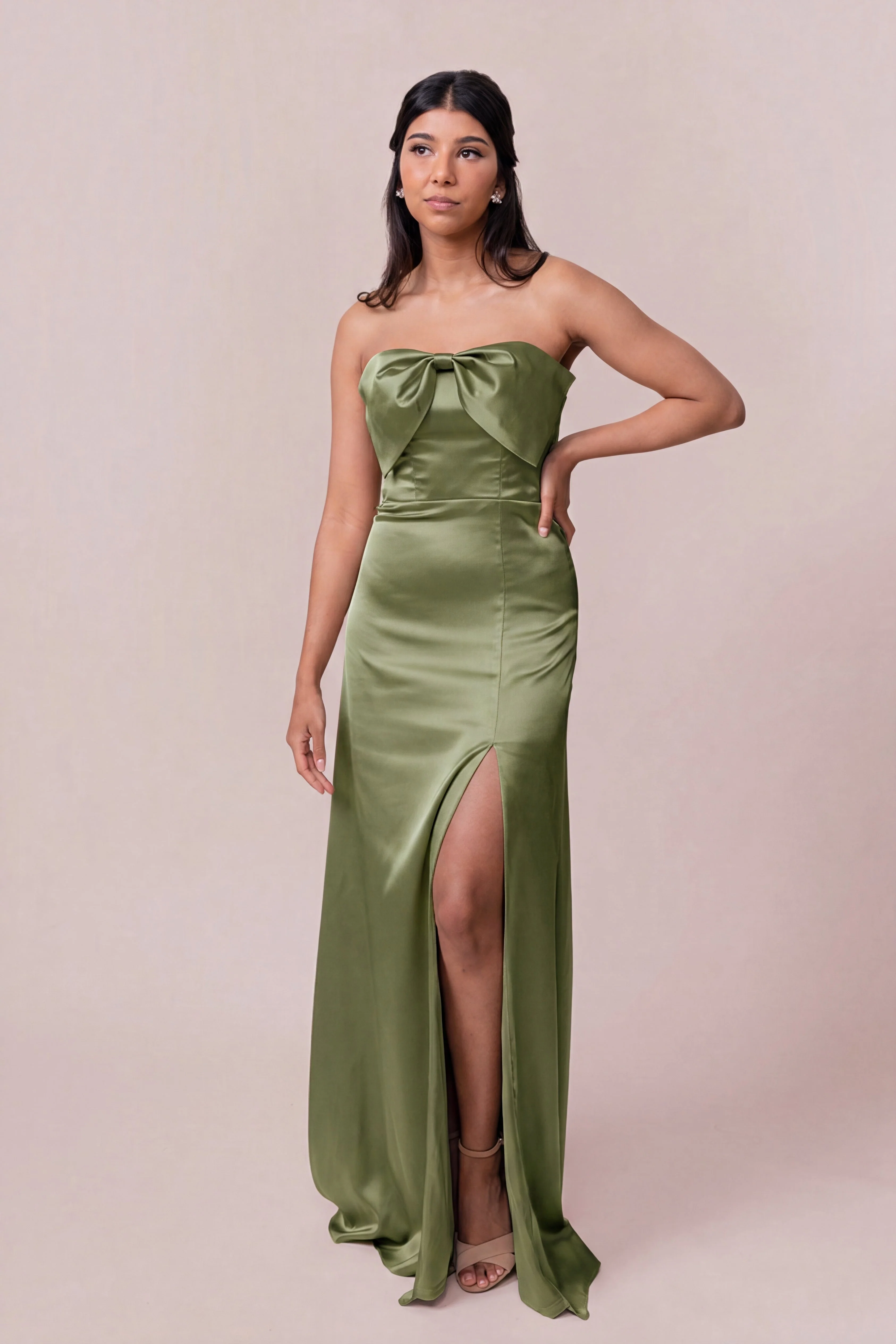 Monroe Satin Dress | Made To Order - Image 117