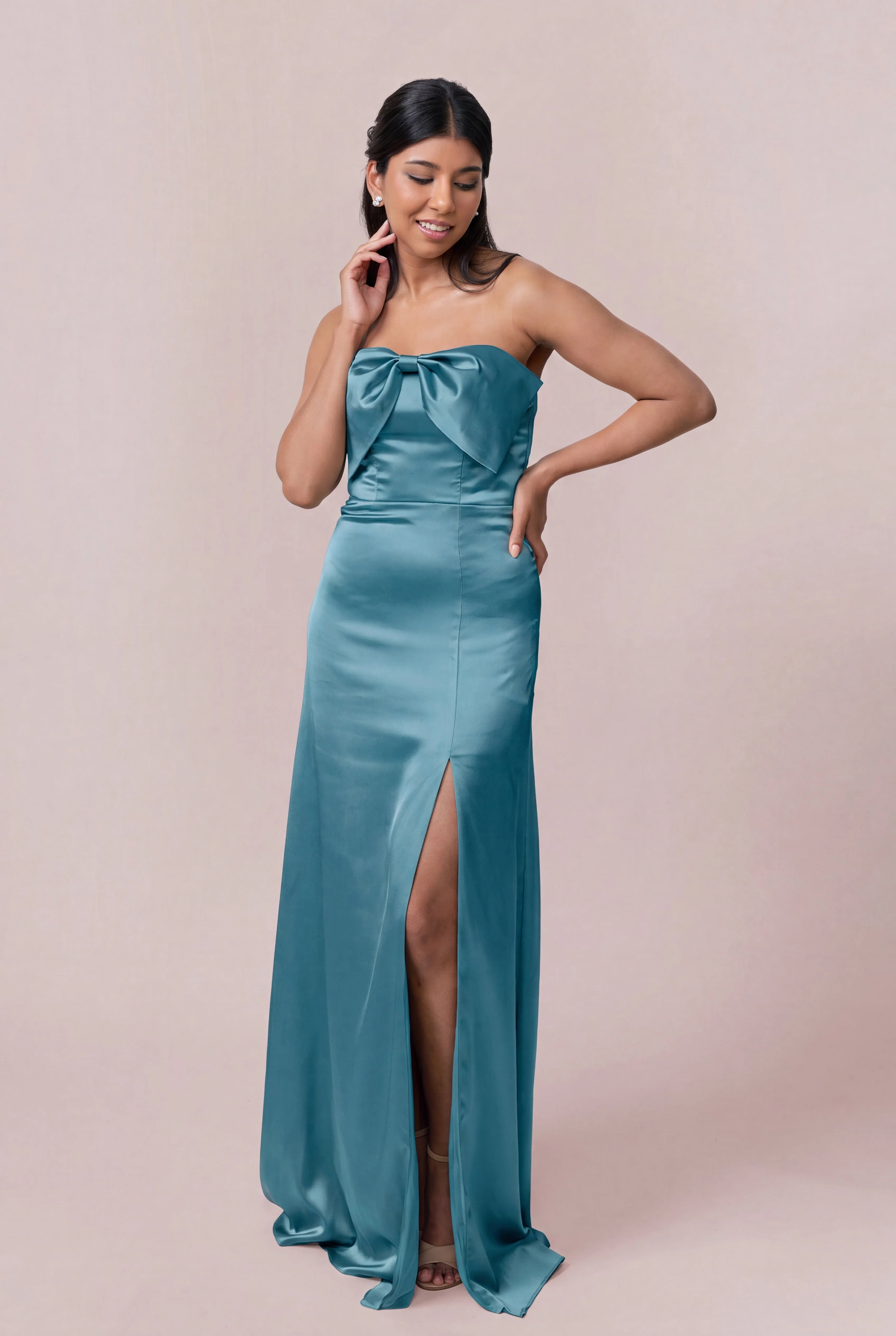 Monroe Satin Dress | Made To Order - Image 118