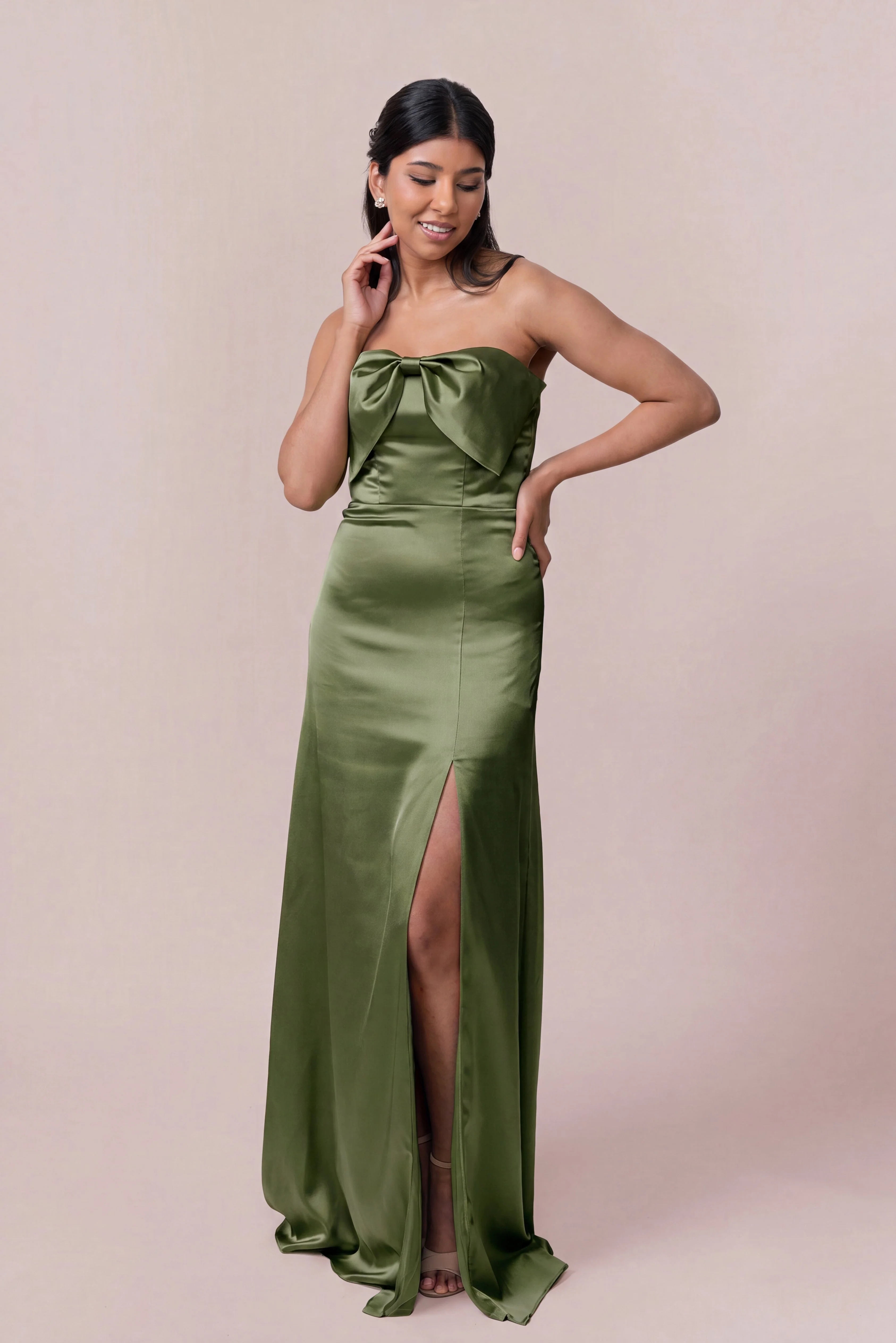 Monroe Satin Dress | Made To Order - Image 119