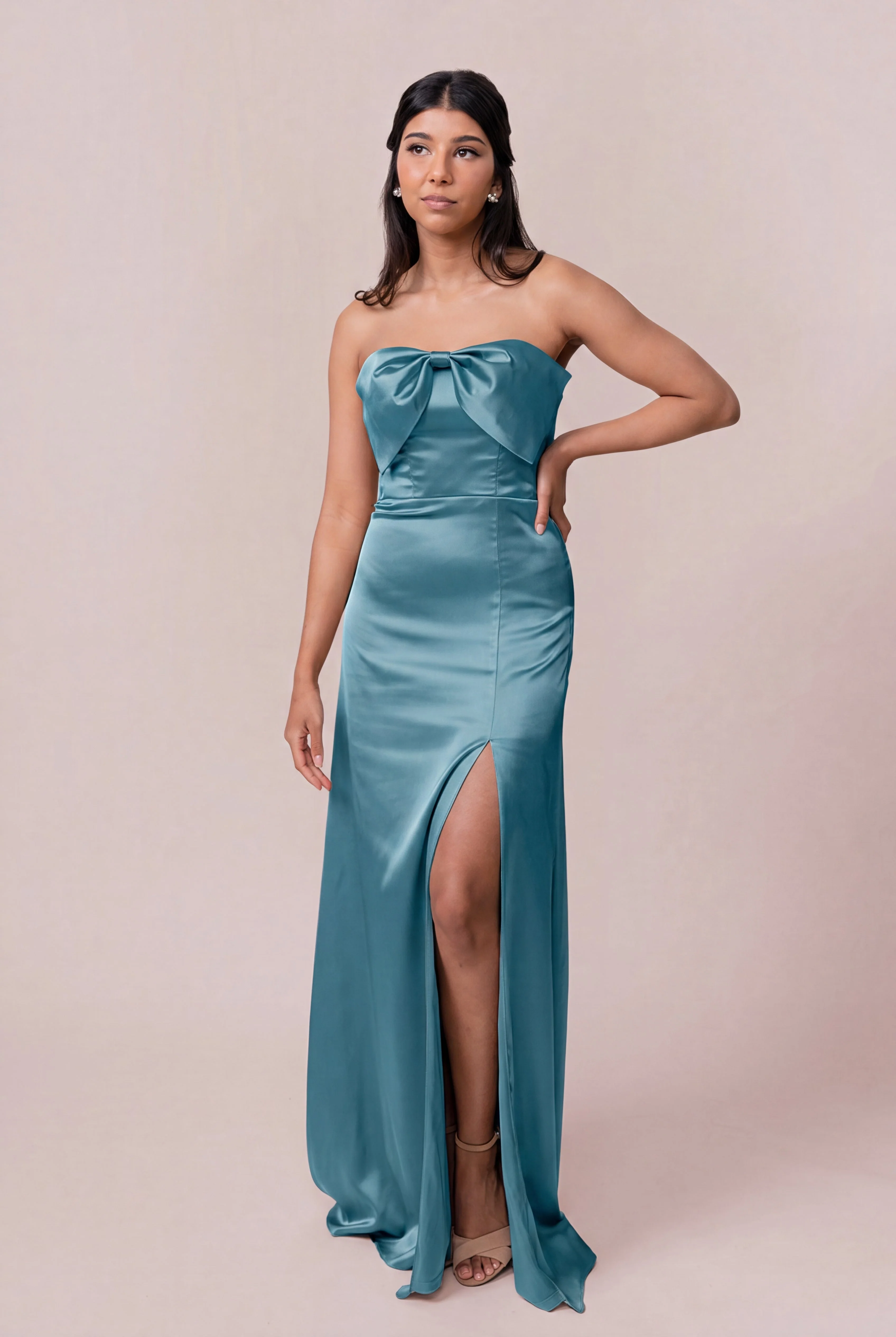 Monroe Satin Dress | Made To Order - Image 120