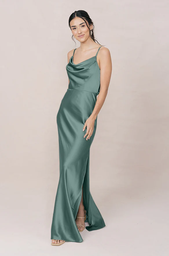 Nadia Satin Dress | Made To Order - Image 109
