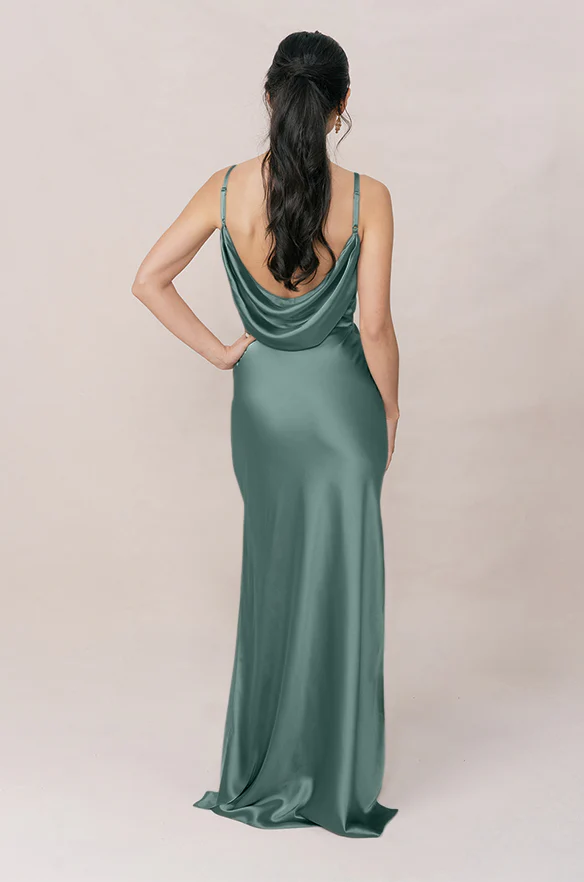 Nadia Satin Dress | Made To Order - Image 110