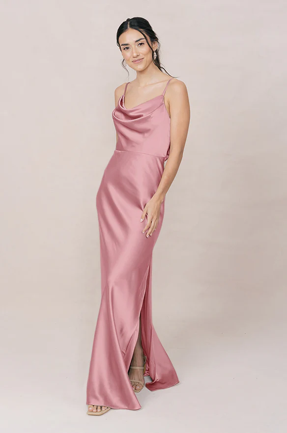 Nadia Satin Dress | Made To Order - Image 111