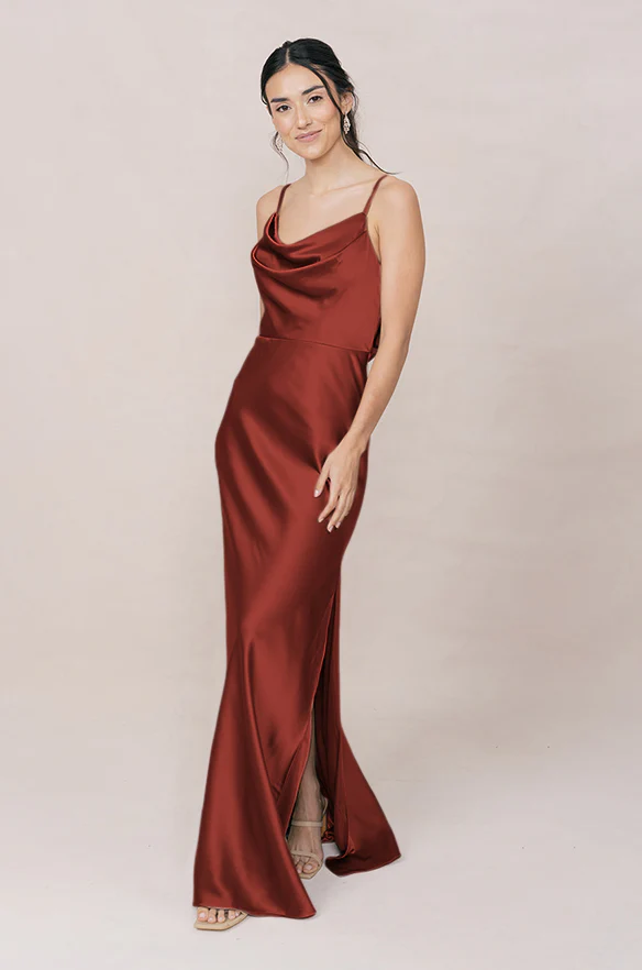 Nadia Satin Dress | Made To Order - Image 123