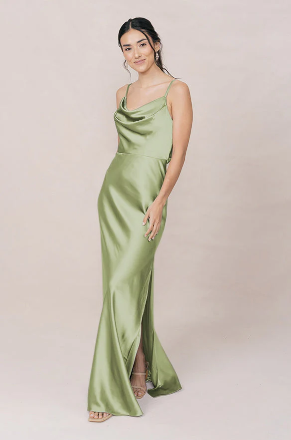Nadia Satin Dress | Made To Order - Image 131
