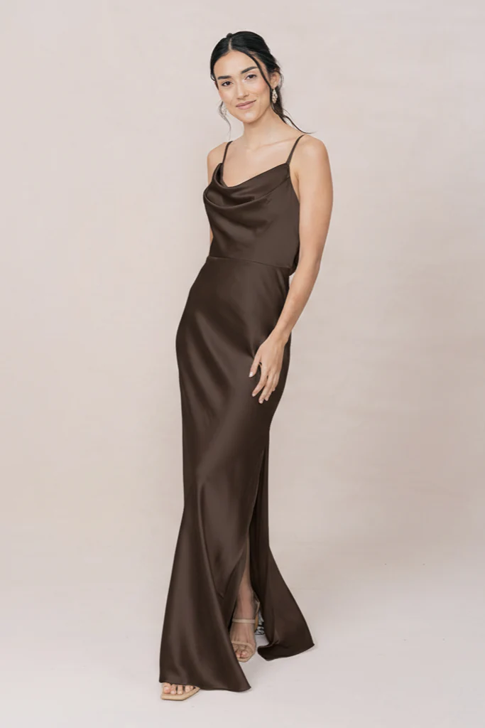 Jade Satin Dress | Made To Order - Image 169