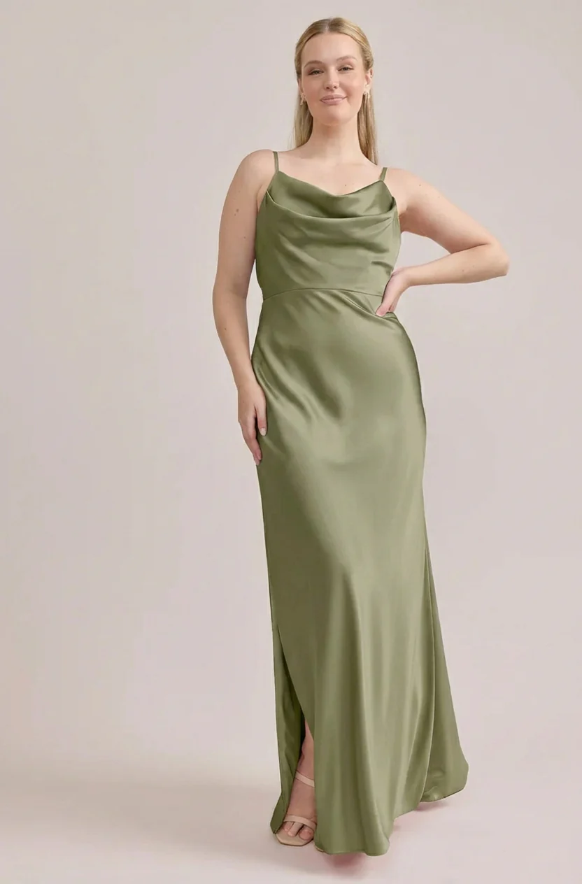 Nadia Satin Dress | Made To Order - Image 147