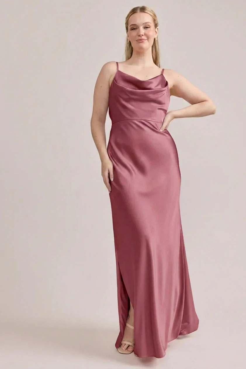 Nadia Satin Dress | Made To Order - Image 155