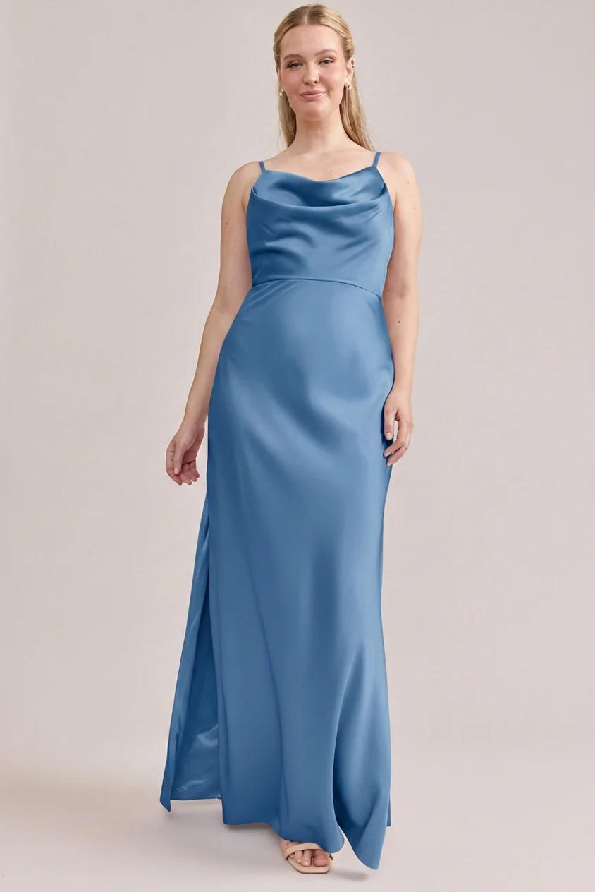 Nadia Satin Dress | Made To Order - Image 156