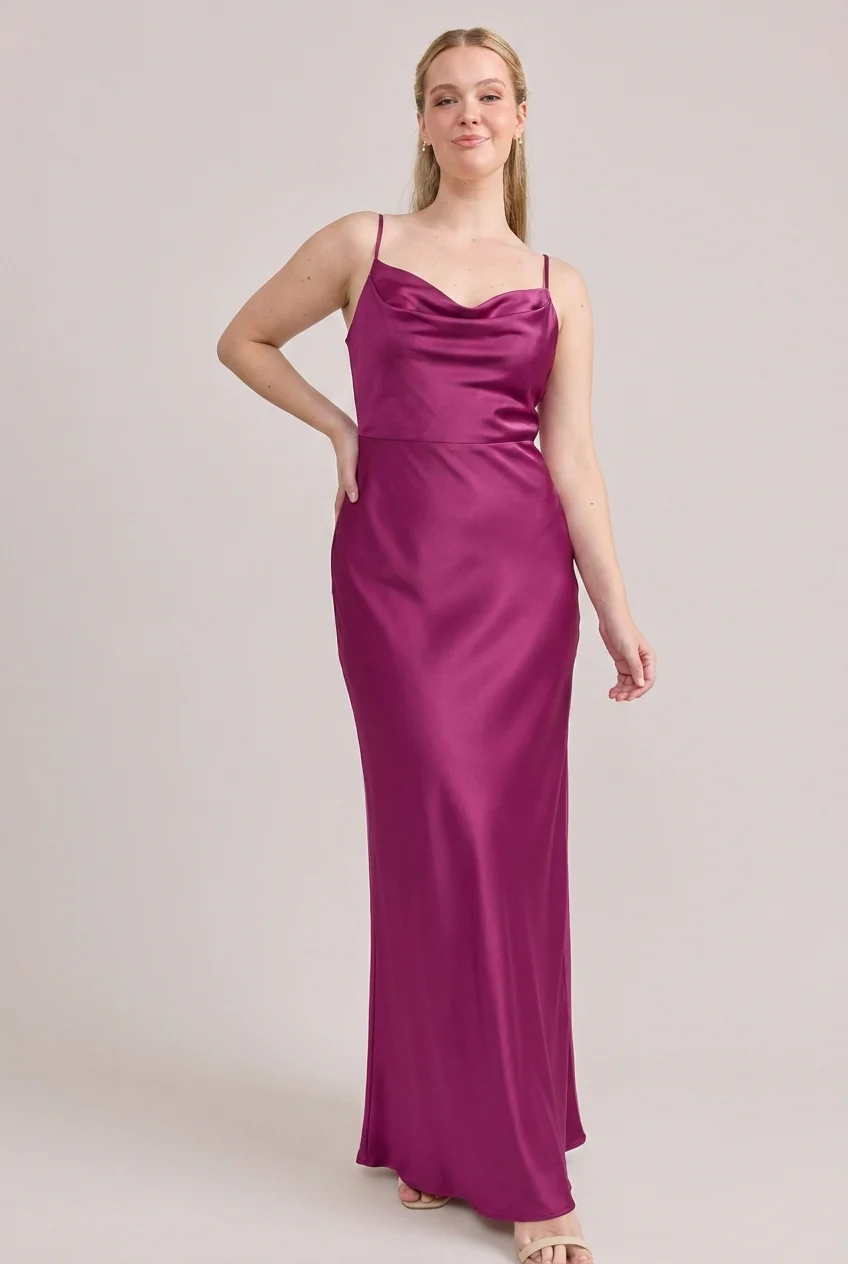 Nadia Satin Dress | Made To Order - Image 167