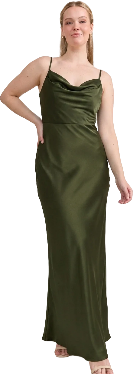 Nadia Satin Dress | Made To Order - Image 182