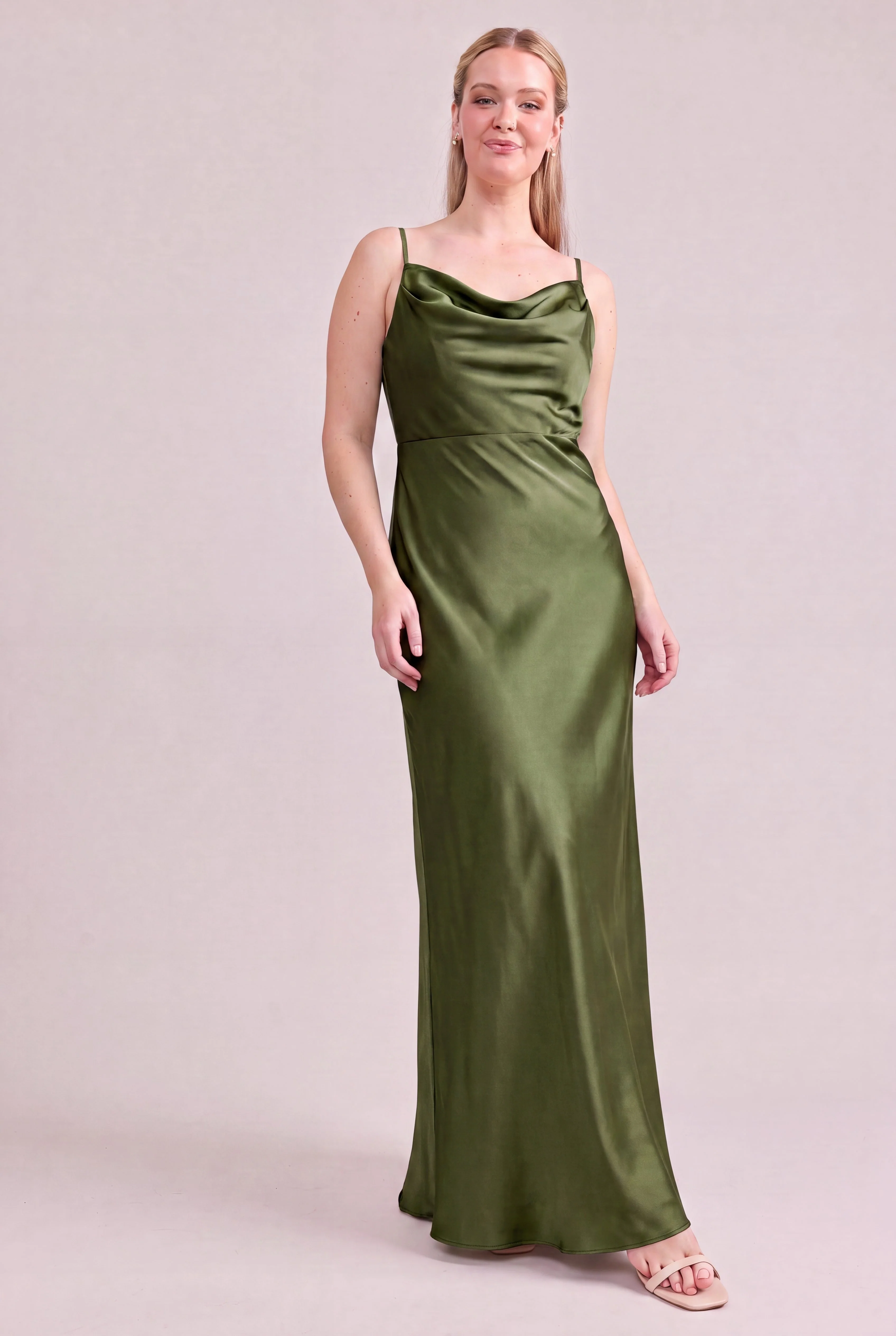 Nadia Satin Dress | Made To Order - Image 187