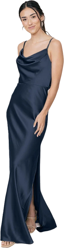 Nadia Satin Dress | Made To Order - Image 40