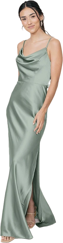 Nadia Satin Dress | Made To Order - Image 45