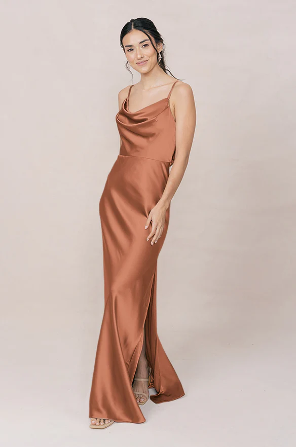 Nadia Satin Dress | Made To Order - Image 67