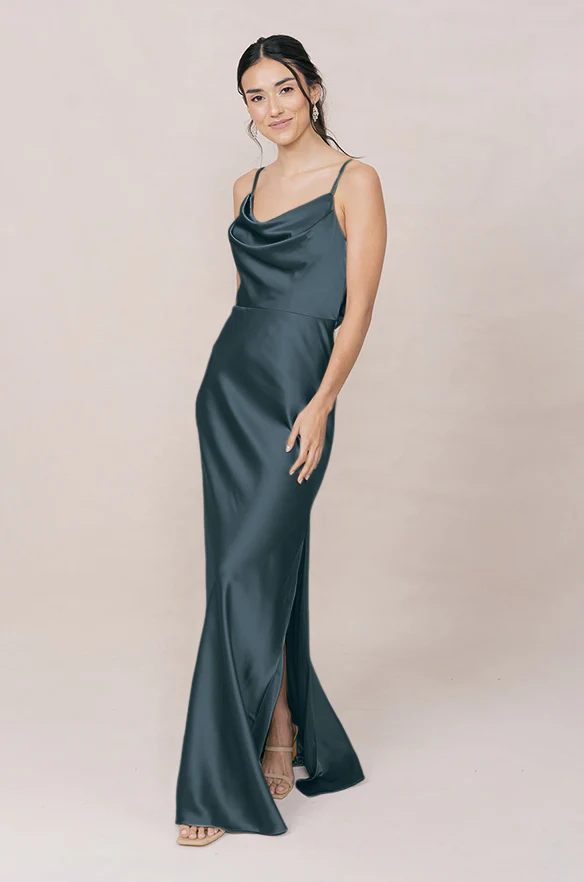 Nadia Satin Dress | Made To Order - Image 77