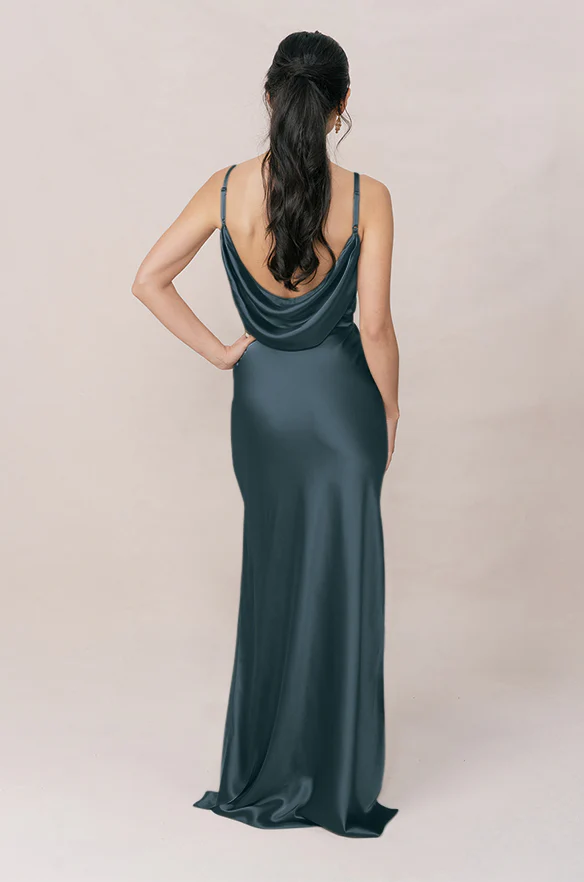Nadia Satin Dress | Made To Order - Image 78