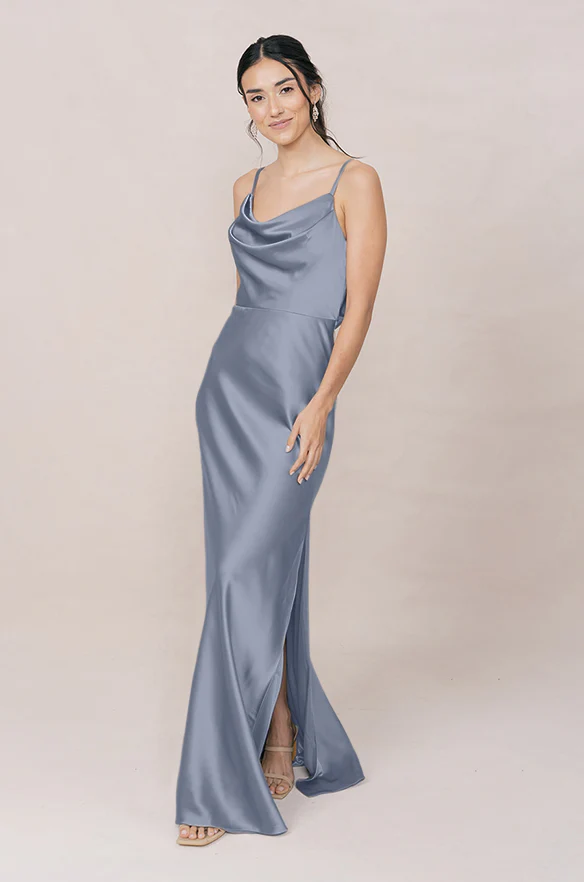 Nadia Satin Dress | Made To Order - Image 79