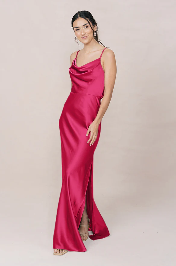 Nadia Satin Dress | Made To Order - Image 85
