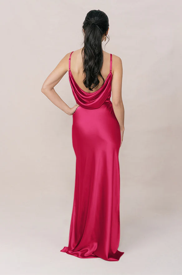 Nadia Satin Dress | Made To Order - Image 86