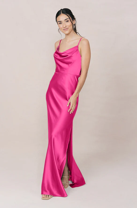 Nadia Satin Dress | Made To Order - Image 91