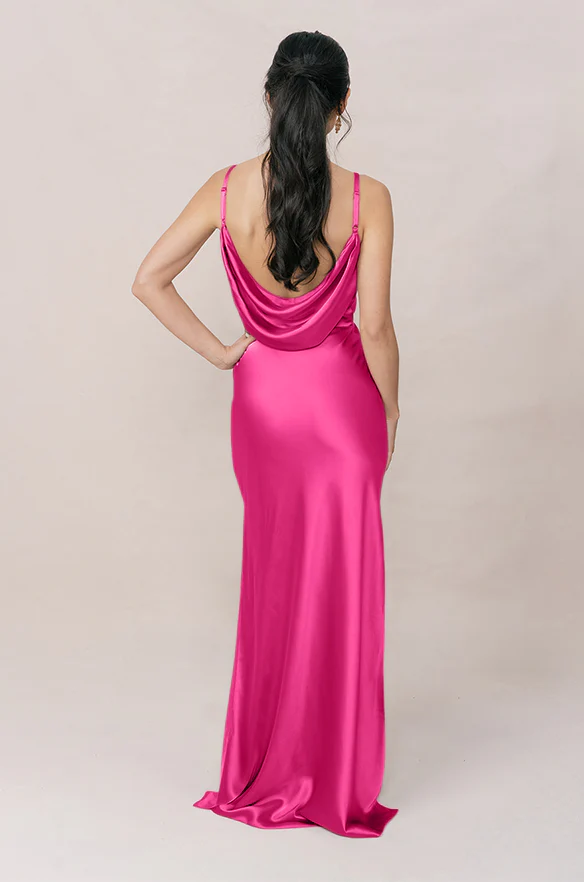 Nadia Satin Dress | Made To Order - Image 92