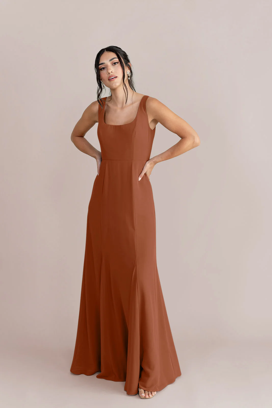 Nicole Chiffon Dress | Made To Order - Image 51