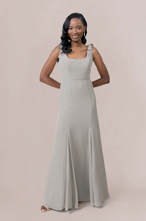 Nicole Chiffon Dress | Made To Order - Image 9