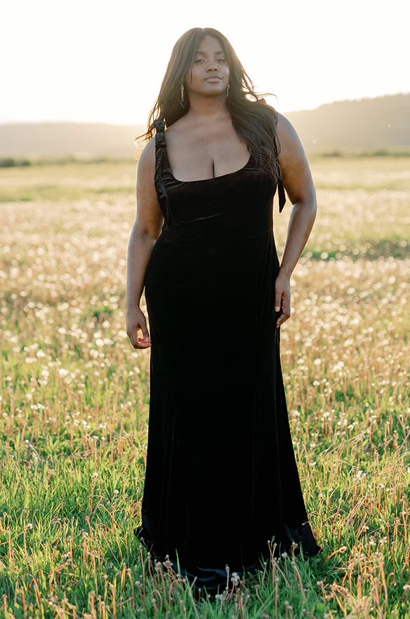 Nicole Velvet Dress | Made To Order