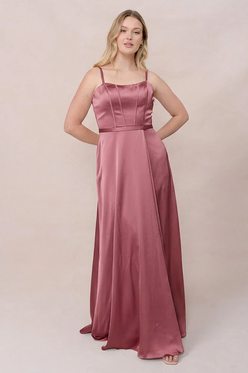 Nova Satin Dress | Made To Order - Image 126