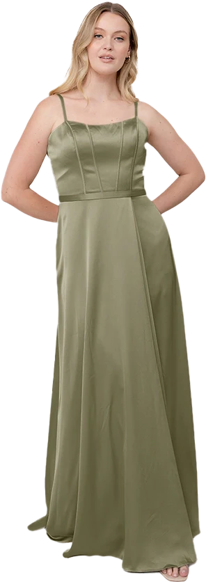 Nova Satin Dress | Made To Order - Image 38