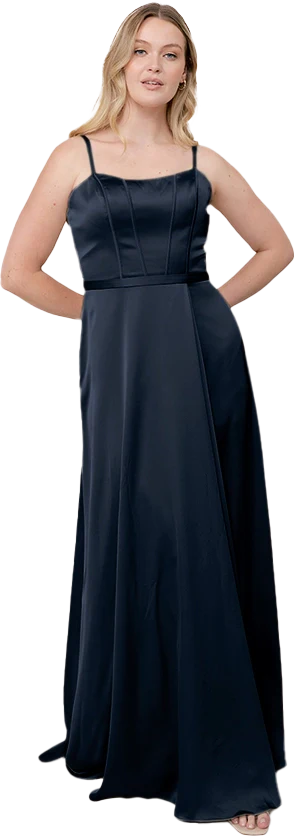 Nova Satin Dress | Made To Order - Image 39