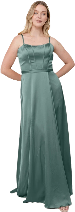 Nova Satin Dress | Made To Order - Image 44