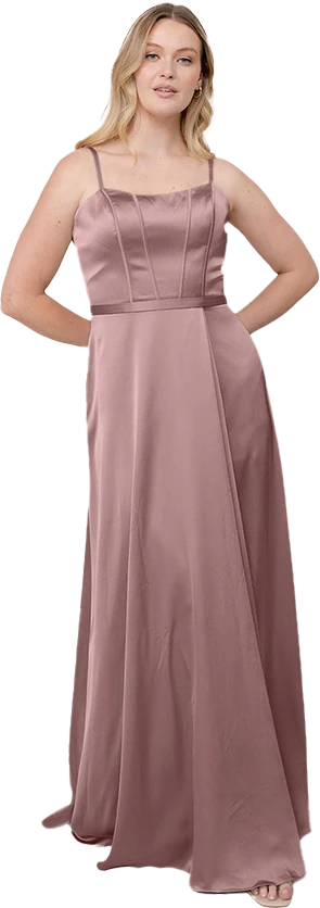 Nova Satin Dress | Made To Order - Image 45