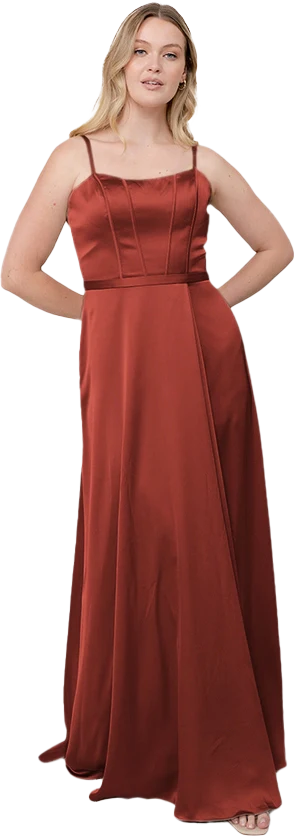 Nova Satin Dress | Made To Order - Image 55