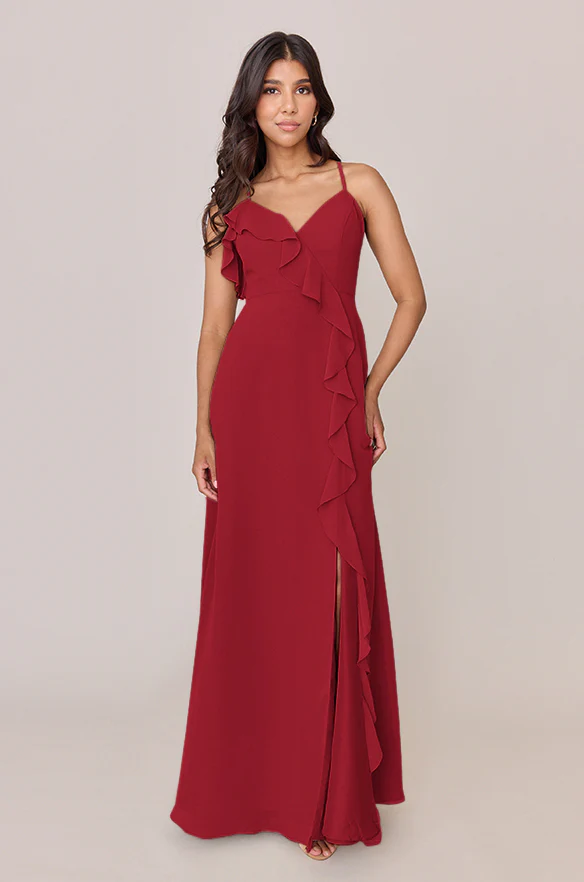 Paloma Chiffon Dress | Made To Order - Image 100