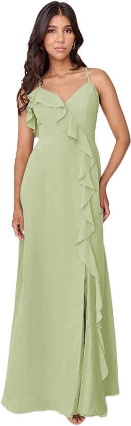 Paloma Chiffon Dress | Made To Order - Image 165