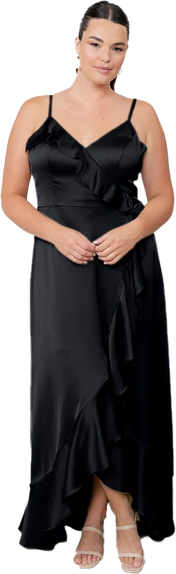 Paloma Satin Dress | Made To Order - Image 10