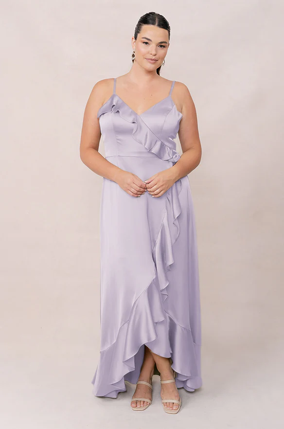 Paloma Satin Dress | Made To Order - Image 100