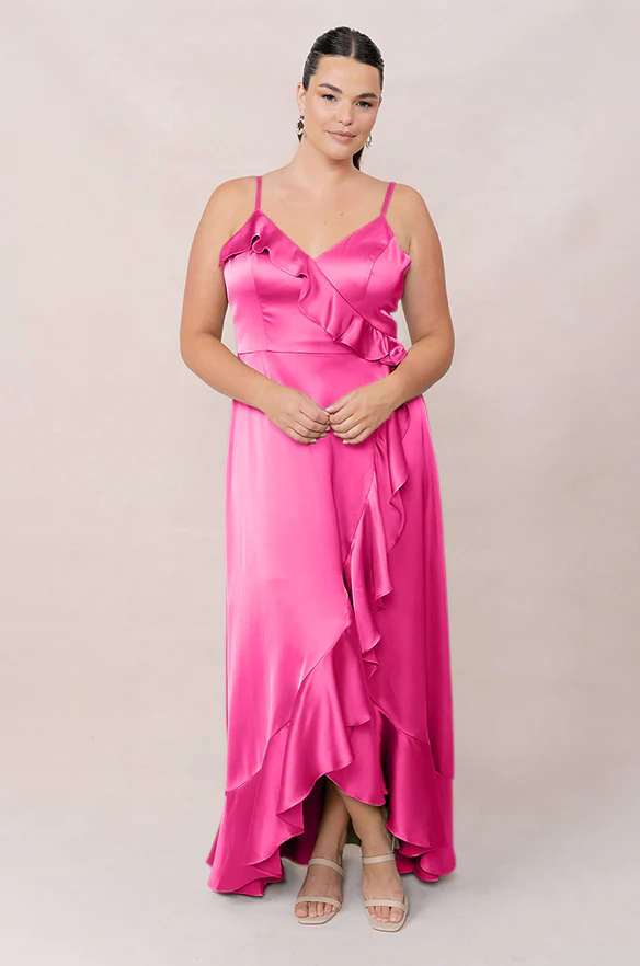 Paloma Satin Dress | Made To Order - Image 106
