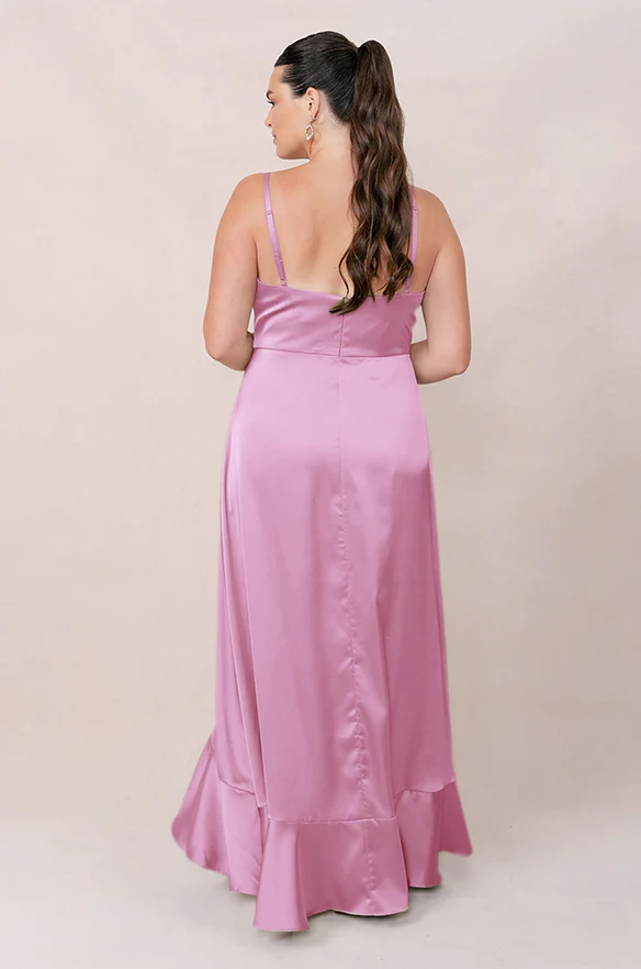 Paloma Satin Dress | Made To Order - Image 109