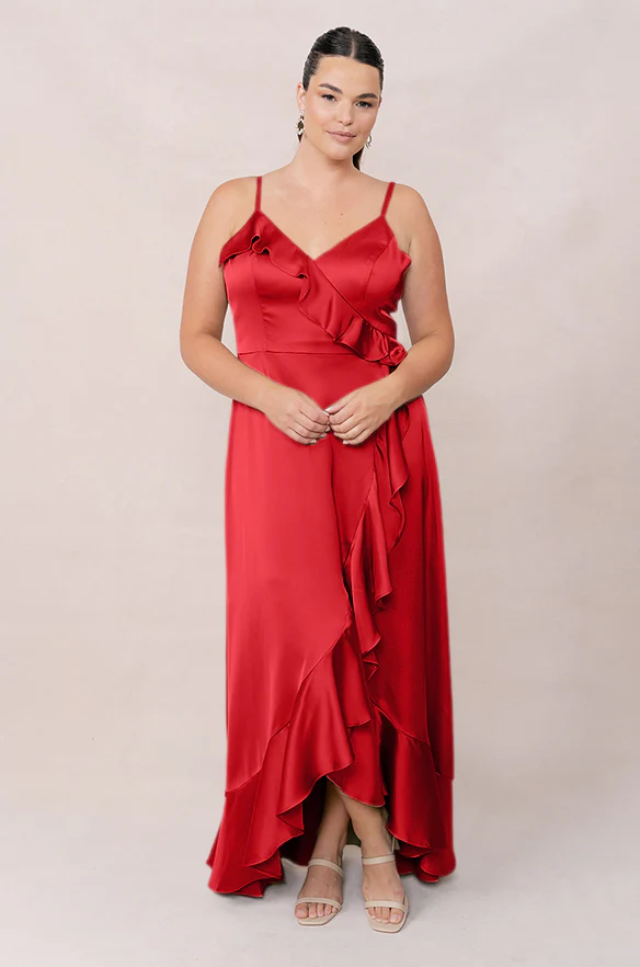 Paloma Satin Dress | Made To Order - Image 118