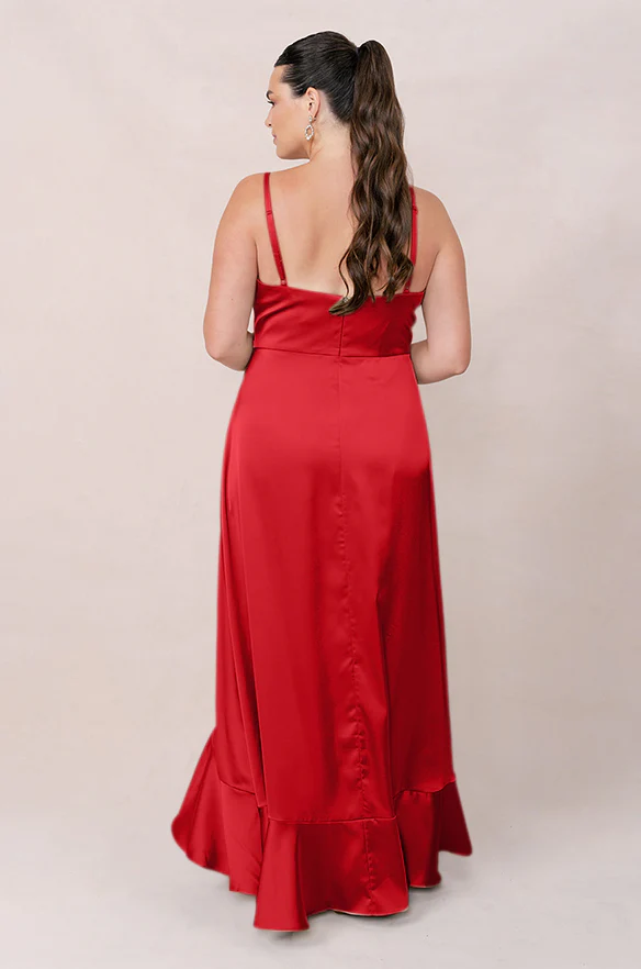 Paloma Satin Dress | Made To Order - Image 119