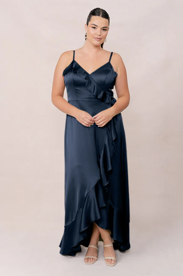Paloma Satin Dress | Made To Order - Image 120